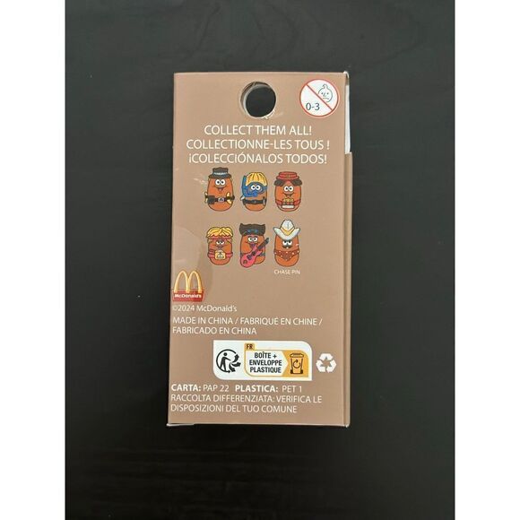 Loungefly McDonald's Chicken McNugget Enamel Pin COMPLETE SET of 6 (CHASE) - Picture 2 of 4